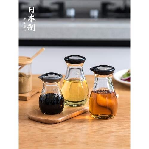 日本進口廚房防漏醬油瓶醋瓶油瓶套裝日式家用迷你小瓶油壺裝油瓶