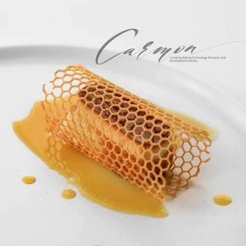 鏤空蜂巢網珊瑚樹葉子模具烘焙蛋糕擺盤脆片食品矽膠甜品點綴模具