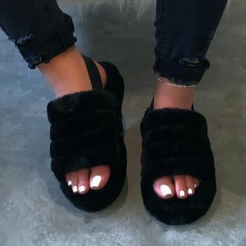 2021 Leopard women flat slippers roman sandals大碼43平跟涼鞋