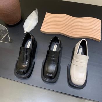 厚底英倫風帥氣春夏歐美皮鞋