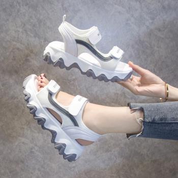 網紅仙女風時裝厚底沙灘學生涼鞋