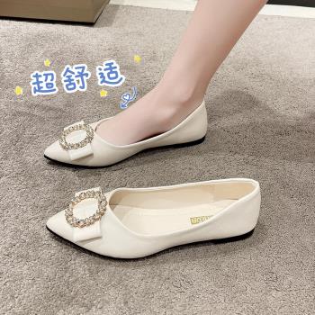 春季小碼學生淺口軟底百搭單鞋