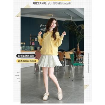 2022秋季系帶女厚底小皮鞋女軟底真皮樂福鞋休閑鞋平底單鞋媽媽鞋