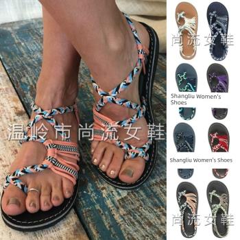 sandals for大碼夏天沙灘涼鞋