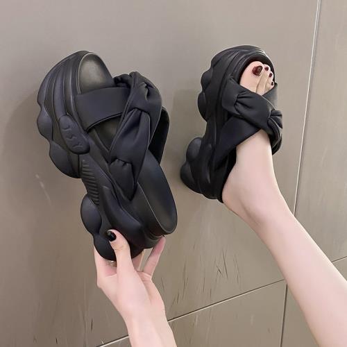 歐洲站網紅涼拖鞋女ins潮酷夏季新款時尚韓版百搭厚底外穿拖鞋女