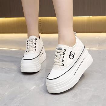 鬆糕內增高10cm春秋厚底小碼女鞋