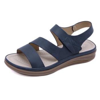 big size summer shoes women flat sandals 41 42 防滑大碼涼鞋