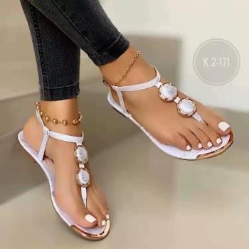 women flat sandals big size 43 summer shoes 大碼女平跟涼鞋43