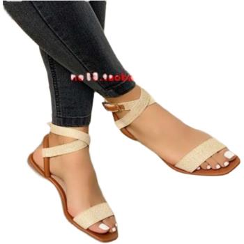 women flat sandals big size 43 summer shoes 大碼女平跟涼鞋