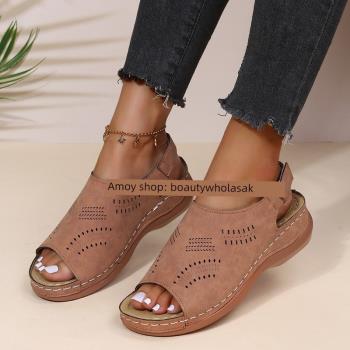 womens plus size sandals 2022 beach sandals 大碼涼鞋