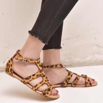 2022 Plus Size Flat Womens Sandals 平底女式涼鞋