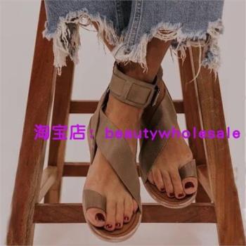 Plus Size Roman Flat Ladies Sandals 平底女士涼鞋