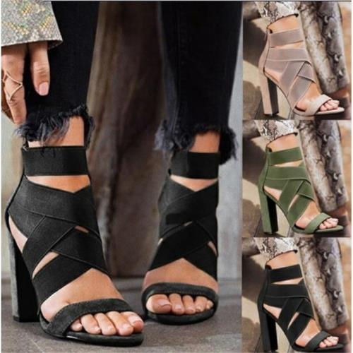 高跟涼鞋 босоножки жен туфли women sandals