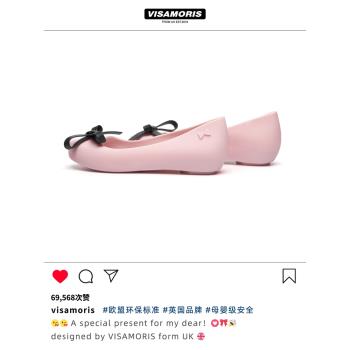 英國visamoris允莫蘇涼鞋平底鞋果凍鞋女鞋魚嘴鞋親子鞋單鞋秋冬