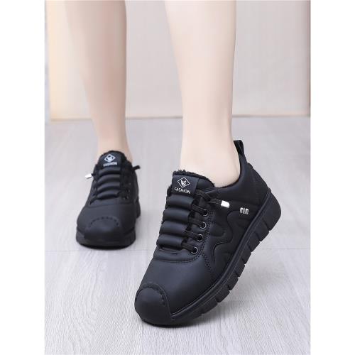 2025春季新款軟底媽媽單鞋平底防滑中老年人舒適運動鞋休閑旅游鞋