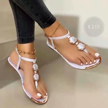 women flat sandals big size 43 summer shoes 大碼女平跟涼鞋43