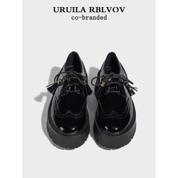 URUILA RBLVOV增高雕花小皮鞋