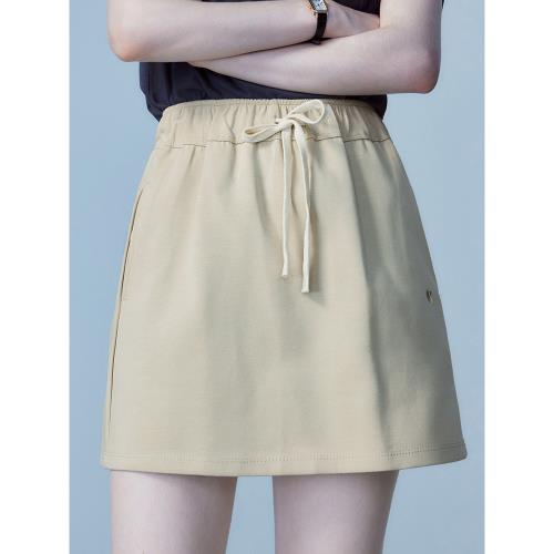 EGGKA女夏季休閑時尚短裙刺繡