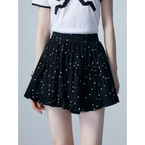 EGGKA波點2024年夏季修身短褲