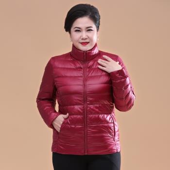特大碼過年外套輕薄短款羽絨服