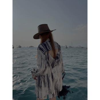衣品MOERSHOP原創雜染女夏綢緞