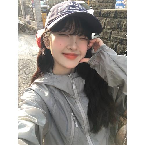 戶外薄款防曬衣女2025新款設計感寬松透氣運動男女同款防曬服外套