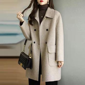 長款外套女冬2022autumn winter women ladies long coats jacket