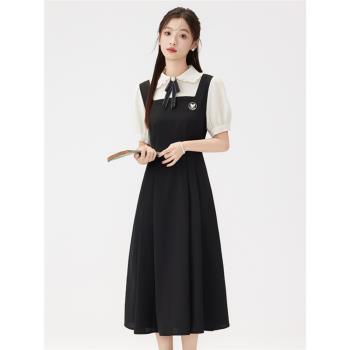 少女初中高中學生藝考主持人朗誦鋼琴表演禮服合唱演講比賽連衣裙