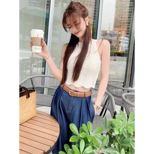 卡卡女裝官方旗艦正品《海灘假期》無袖針織坎肩背心上衣