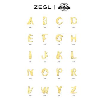 鏈首ZEGL協會貓咪字小眾骨感鎖