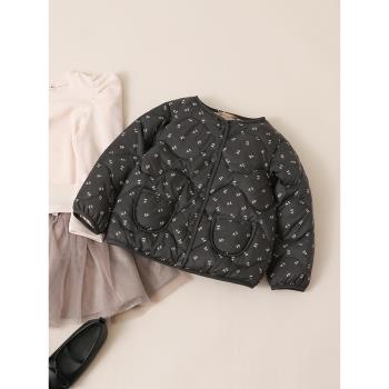 輕薄短款秋冬季洋氣兒童羽絨服