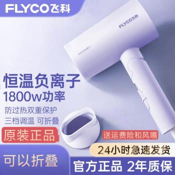 飛科吹風機護發恆溫負離子家用宿舍學生大功率冷熱風FH6276可折疊