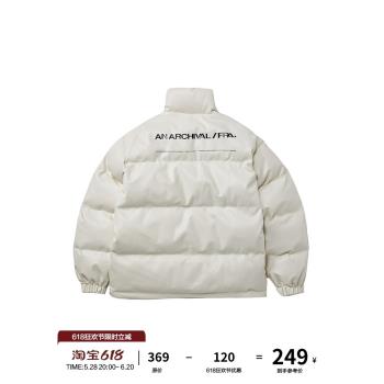 FPA冬季加厚白色棉服外套情侶裝