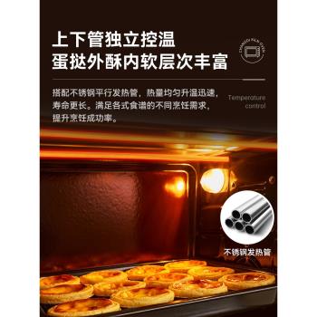 長帝CRTF32PD搪瓷烤箱家用小型烘焙多功能高配置電烤箱32升大容量
