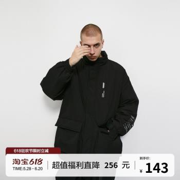 FPA印花冬季加厚外套立領棉服