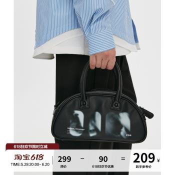 FPA 手提斜挎潮印花波士頓包