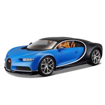 比美高1:18布加迪chiron跑車模擬合金汽車模型擺件情人節禮物男