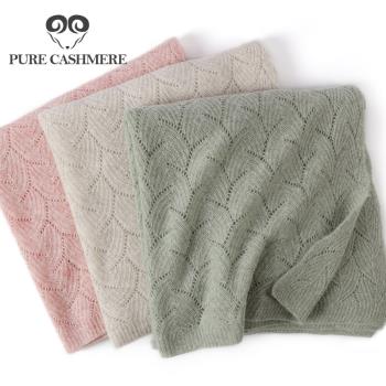Pure Cashmere女士百搭針織圍巾