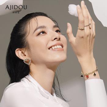 阿吉豆可愛優雅復古造型設計戒指
