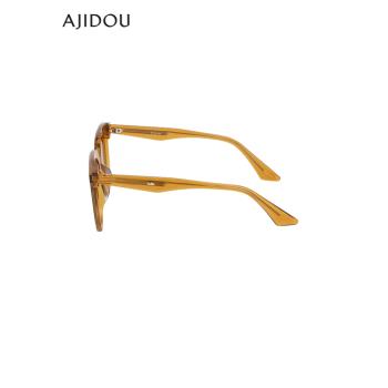 墨鏡AJIDOU休閑小眾顯臉瘦太陽鏡