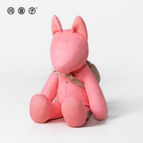 問童子 狗偶桃花旺/春色滿園 毛絨玩具中華田園犬公仔玩偶