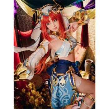 次元依原神cos服蓮光落舞筵妮露cosplay女裝cos遊戲動漫服裝C服女