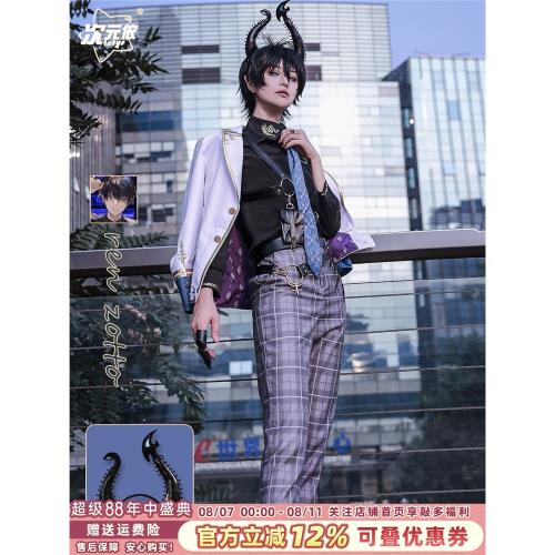 次元依Vtuber虛擬主播ILUNA彩虹社ren zotto  cosplay男裝