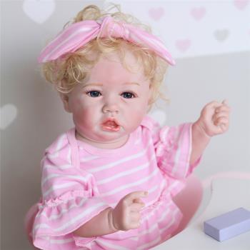 reborn toddler full body silicone 重生嬰兒 模擬娃娃 saskia