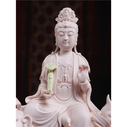 白檀製　釈迦如来・普賢菩薩・文殊菩薩刻　香合佛　仕覆付　共箱　V　R8423 戴玉堂陶瓷文殊普薩普賢菩薩像佛像客廳家用供奉德化白瓷文書擺件|裝飾