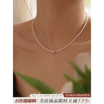 小眾AMO強光正圓女高階珍珠項鏈