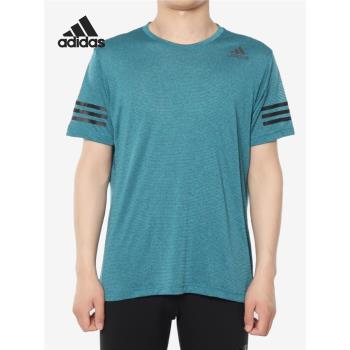 Adidas男子休閑運動透氣T恤短袖