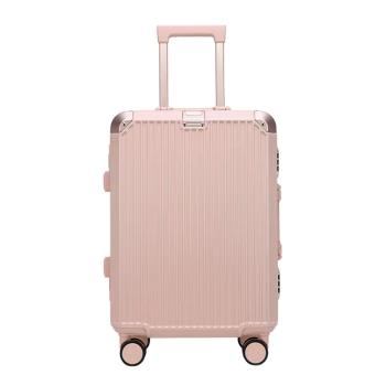 SWICKY高顏值行李箱女生密碼新款登機小拉桿箱子鋁框耐用旅行皮箱