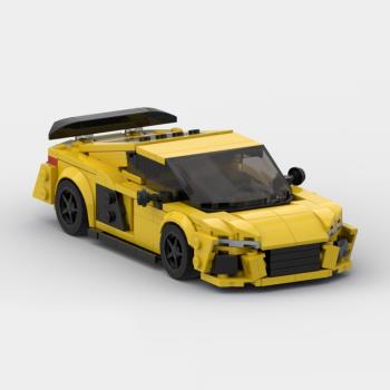 樂高拼裝賽車模型男孩積木