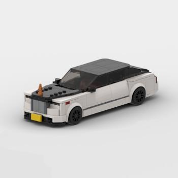 MOC積木玩具拼裝勞斯萊斯汽車幻影跑車模型speed 8格車2023新款